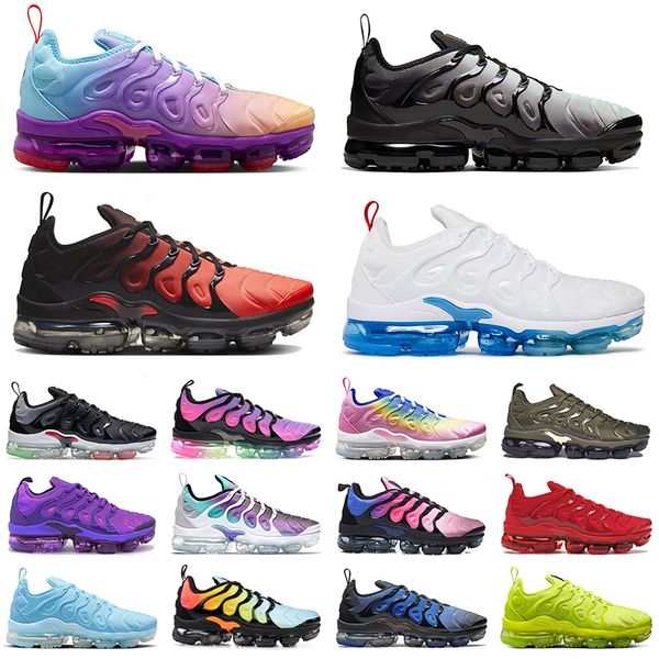 tn plus running shoes mens trainers black gradients triple black tennis ball usa cherry hyper violet olive orange gradients men women outdoo